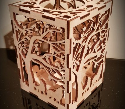 10x10x14cm led teamécsestartó