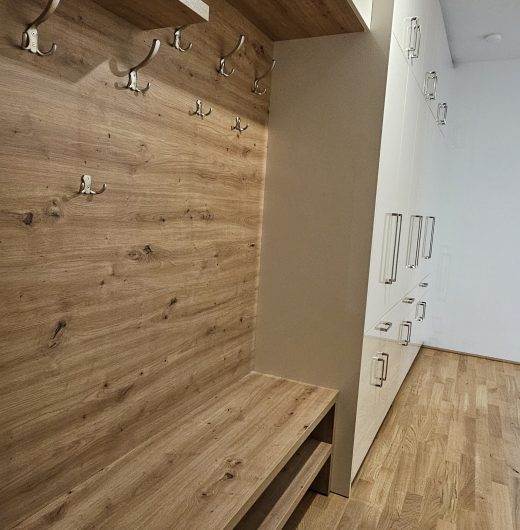 Előszoba bútor - akril bézs 1