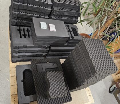 Egyedi dobozbetét szivacs lézervágás